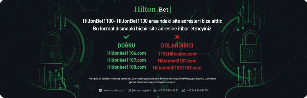 Hiltonbet Giriş Adresi Örnekleri